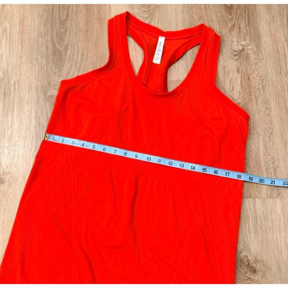 Athleta Momentum Seamless Tank Top Women's XL Poppy Red Orange Running Racerback - Picture 8 of 8